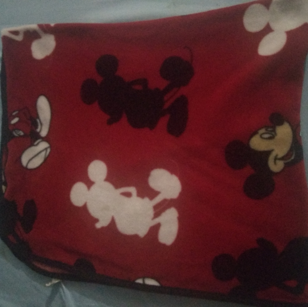 Mickey blanket and pillow